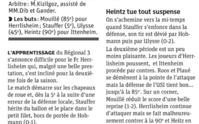 L’article de la semaine